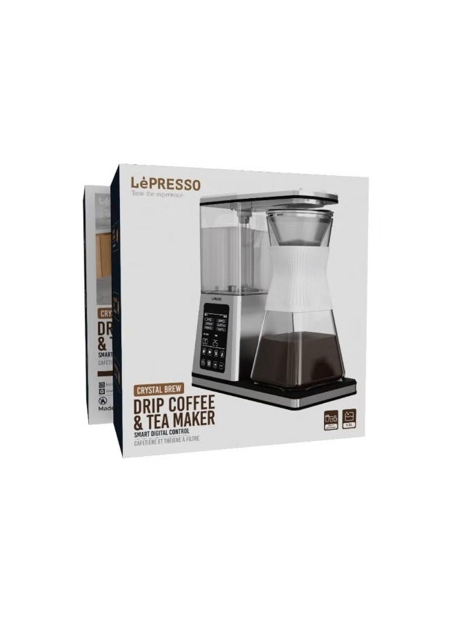ليبرسو ماكينة تحضير القهوة والشاي بالتنقيط LePresso Crystal Brew بسعة 1.2 لتر مع إمكانية تعديل درجة الحرارة ووظيفة الحفاظ على السخونة. - Image 3